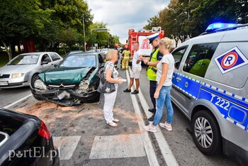 >Kolizja na al. Tysiąclecia