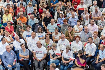 >Donald Tusk w Elblągu mówił o porcie