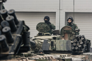 >Sprawdzian z jazdy czołgiem