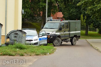 >Złomiarze znaleźli pocisk artyleryjski