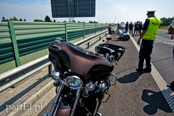 >Wypadek motocyklisty na S7