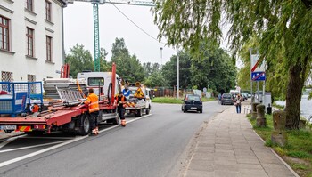 >Wapienna zyska przy okazji budowy tymczasowego mostu