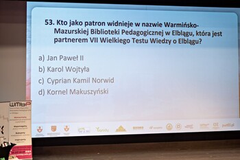 >Krzysztof Jaworski wygrywa VII Test Wiedzy o Elblągu