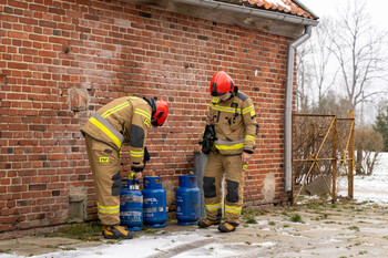 > Gaz ulatniał się w szkole