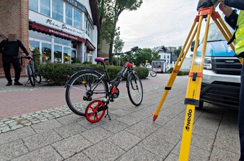 >Zderzenie dwójki rowerzystów