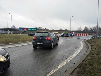 >Rolnicza blokada na obwodnicy