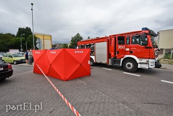 >Wypadek motocyklisty na ul.Teatralnej