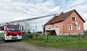 >Pożar we Władysławowie