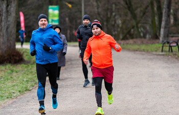 >Biegali i licytowali dla WOŚP