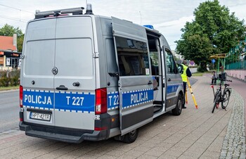 >Zderzenie dwójki rowerzystów